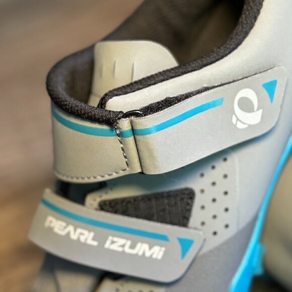 NEW PEARL IZUMI X-Alp Divide Moutain Bike Cycling Shoes Gray/Black Women's 42 - Picture 2 of 12